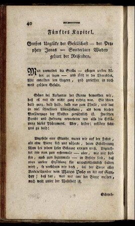 Fünftes Kapitel. Großes Unglück der Gesellschaft...