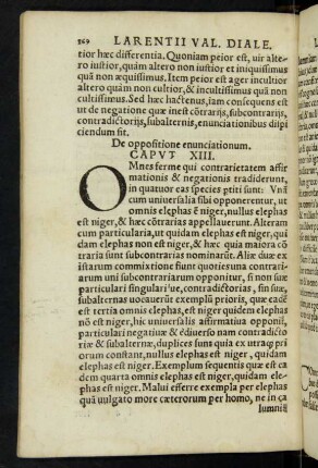 De oppositione enunciationum. Caput XIII.