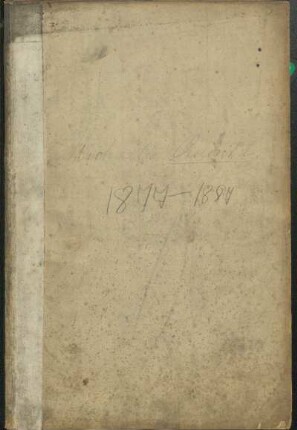 Zeugnisbuch Michaelis Quinta 1877 - 1886/87