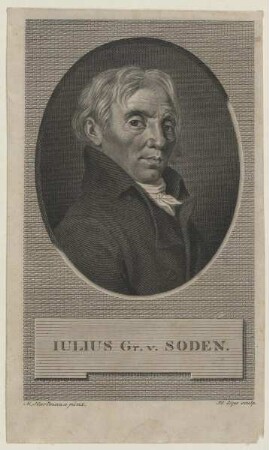 Bildnis des Friedrich Julius Heinrich Graf von Soden