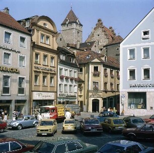 Regensburg. Blick auf den Neupfarrplatz