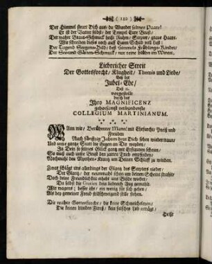 120-137, Liebreicher Streit...