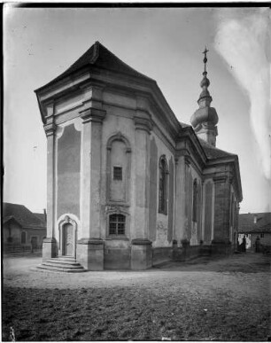 Kappelwindeck Katholische Kirche Santa Maria Außenansicht von Nordosten