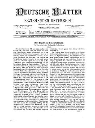 Der Begriff des Schöpferischen : (Schluß)