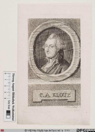 Bildnis Christian Adolph Klotz