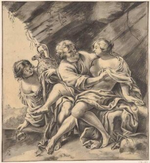 Lot und seine Töchter (nach S. Vouet /M. Dorigny)