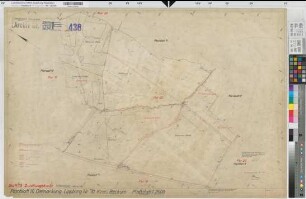 Lippborg (Lippetal), Flurbereinigung Lippborg, Bl.15 Zuteilungskarte Lippborg Flur 10