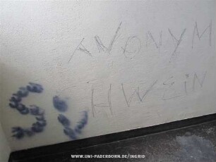 ANONYMES SCHWEIN WAR DAS?