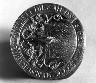 Ewiger Kalender : Ewiger Kalender. Silber. Seligenstadt (Kreis Offenbach), Landschaftsmuseum