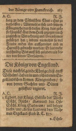 Die Könige von Engelland.