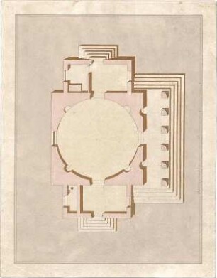 Speeth, Ferdinand; Öffentliches Gebäude - Grundriss