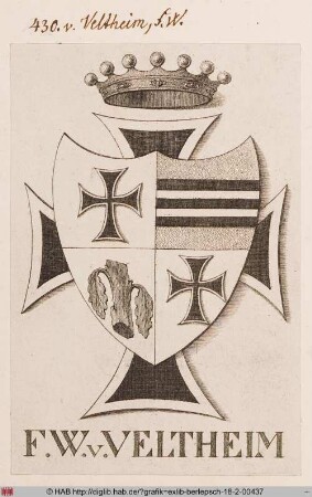 Wappen des F. W. von Veltheim