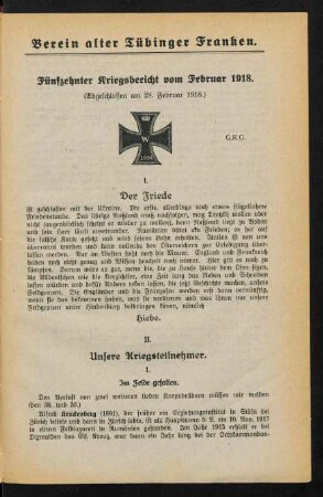 1-16, 15. Bericht: Februar 1918
