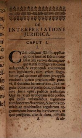 C. H. Hornii, IC. Praelectiones Publicae De Interpretatione Juridica : editae In usum Auditorum