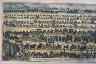 Der Einzug des künftigen Kaisers 1658, Krönung Leopolds I.