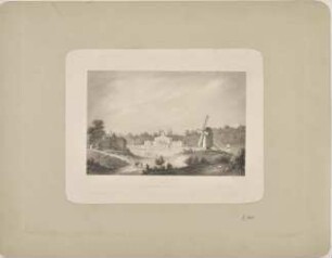 Das Marmorpalais von Osten über den Heiligen See