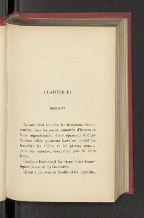 Chapitre III Orphelins
