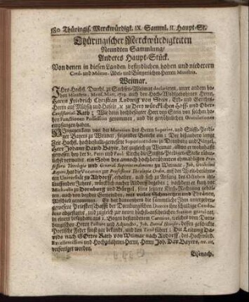 Anderes Haupt-Stück.