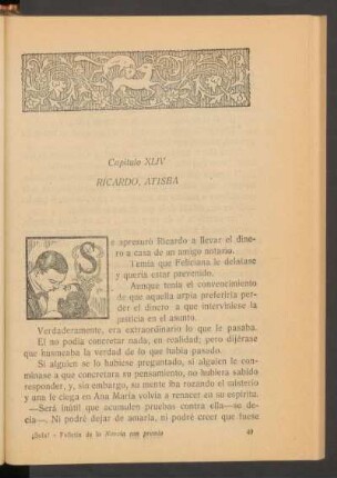 Capítulo XLIV - Ricardo, atisba