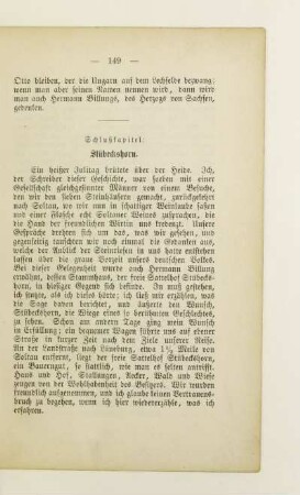 Schlußkapitel. Stübeckshorn