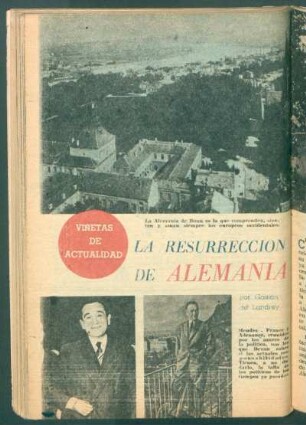 La resurrección de Alemania : Viñetas de actualidad