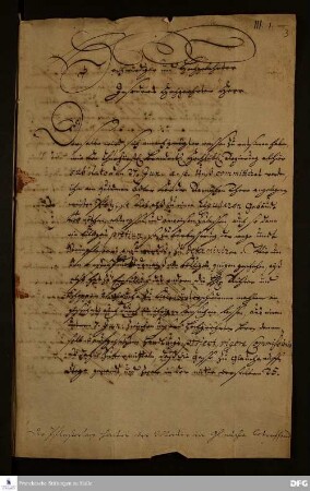 Brief von Andreas Bastineller und Christian Henrich Wippermann an August Hermann Francke.