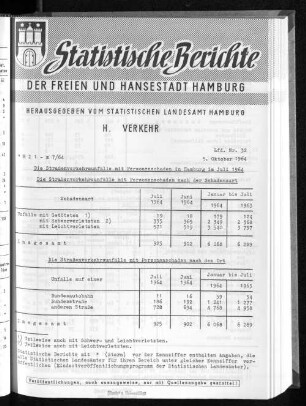 Die Straßenverkehrsunfälle mit Personenschaden in Hamburg im Juli 1964 : Lfd. Nr. 32