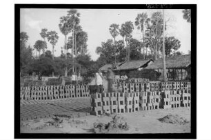 Ziegelei in Phetchaburi : Phetchaburi. Ziegelei, extra eingerichtet für den Bau der königlichen Villa, 1909