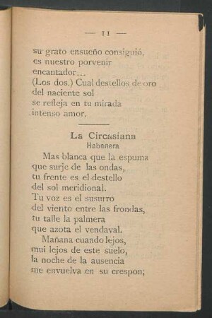 La Circasiana Habanera
