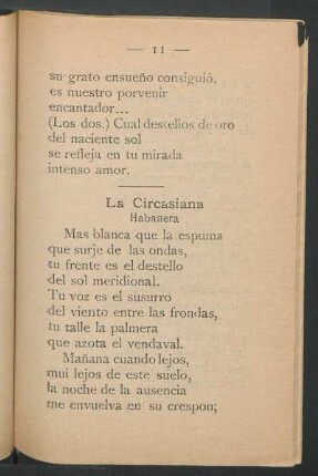 La Circasiana Habanera