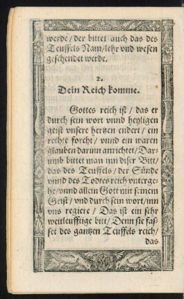 2. Dein Reich komme.