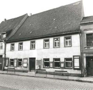 Pegau, Breitstraße 24. Wohnhaus (um 1800). Straßenansicht