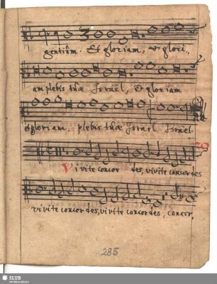 20. Anonymus: Vivite concordes felicia
