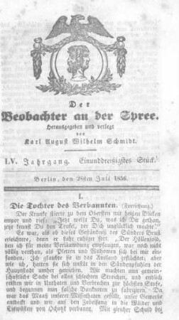 31. Stück, 28. Juli 1856