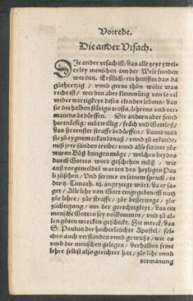 Die ander Ursach.