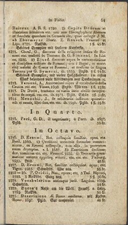 In Quarto. / In Octavo.