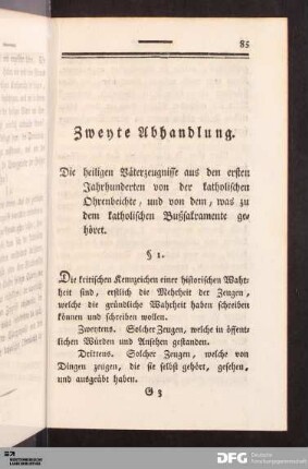 Zweyte Abhandlung.