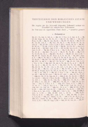 Verzeichnis der biblischen Zitate und Wendungen