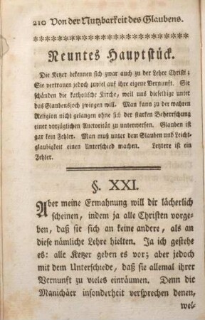 Neuntes Hauptstück.