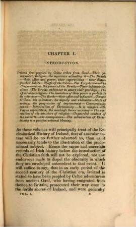 Ireland In Past Times : an historical retrospect, ecclesiastical and civil ; with illustrative notes ; in two volumes, 1