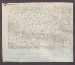 Michael Jäger und seine Ehefrau Elisabeth, Wolf Großkopf und seine Ehefrau Margarethe sowie Leonhart Jäger, alle Einwohner zu Odenheim, verschreiben dem Ritterstift Bruchsal eine jährliche Gült von 3 Gulden aus 60 Gulden Kapital.