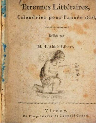 Etrennes littéraires. 1816 (1815)