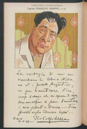 Capitán Rodolfo Serrao : Caricaturas contemporáneas
