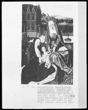 Diptychon — Heilige Anna Selbdritt