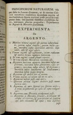 Experimenta De Argento.