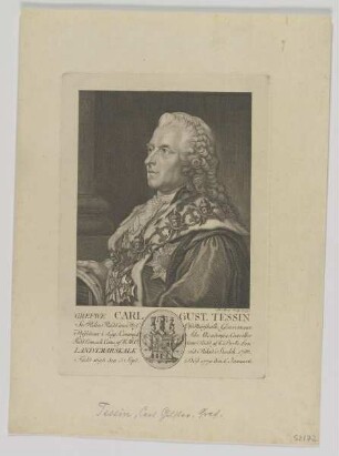 Bildnis des Carl Gust. Tessin