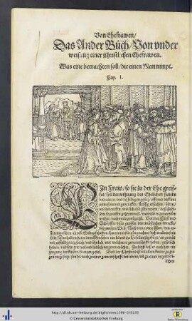 Das Ander Buch. Von underweisung einer Christlichen Ehefrawen.