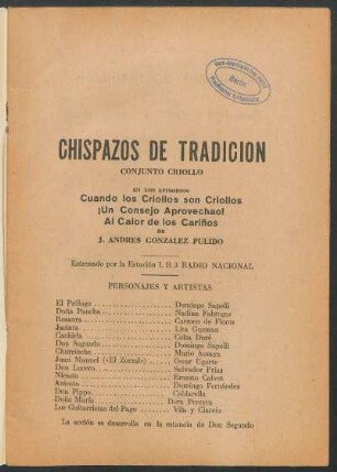 1932000600: Cuando los criollos son criollos