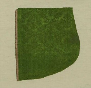 Seidendamastgewebe mit Rhombenmotiv