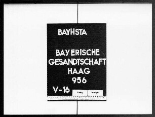 Berichte des niederländischen Gesandten in Danzig